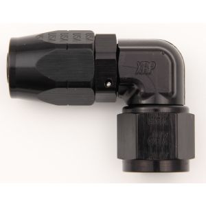 XRP-XTREME RACING PROD. #209112BB #12 90 Deg Dbl Swivel Forged Hose End Black