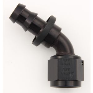XRP-XTREME RACING PROD. #236006BB #6 60 Deg Push-On Hose End Black