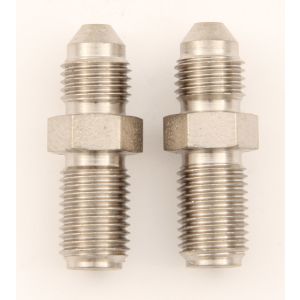 XRP-XTREME RACING PROD. #402703 3/8-24 to #3 Stl Invertd Male Flare Adapter (Pr)