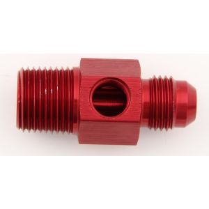 XRP-XTREME RACING PROD. #700193 #6 to 1/4 NPT Fuel Press Adapter w/ 1/8 NPT Port