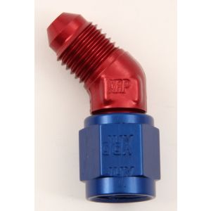 XRP-XTREME RACING PROD. #900404 #4 45 Deg Fem Swivel to Male Flr Forged Fitting