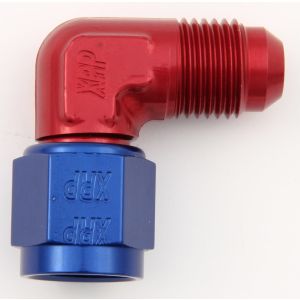 XRP-XTREME RACING PROD. #900510 #10 90 Deg Fem Swivel to Male Flr Forged Fitting