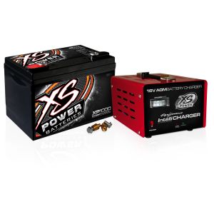 XS POWER BATTERY #XP1000CK2 AGM Battery 16V 2 Post w/15A IntelliCharger
