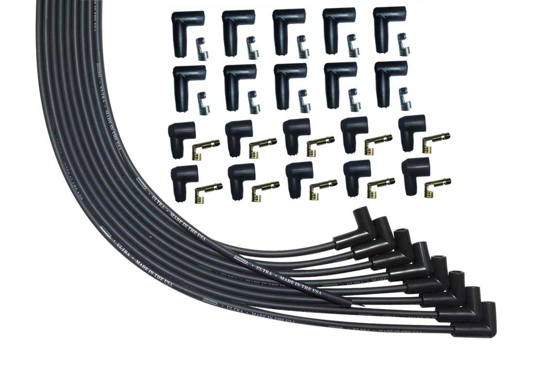 Car Shop Inc. MOROSO #51005 Ultra Plug Wire Set Universal V8 Black