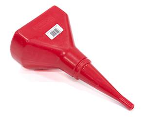 SCRIBNER #6114R Funnel - 8in D-Shape Red